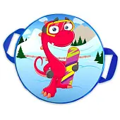 Санки-ледянки №74 "Дракончик" D-35см от магазина Супер Спорт